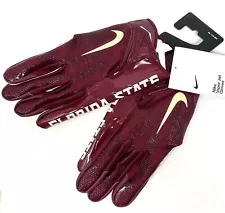 Nike Vapor Jet 7.0 FSU Florida State Seminoles Football Gloves Sz 3XL DX5244-631