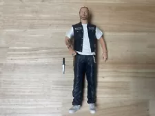 MEZCO SONS OF ANARCHY SOA JAX TELLER 12" FIGURE 2014 w/ KNIFE LOOSE