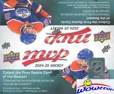 2024/25 Upper Deck MVP Hockey MASSIVE Factory Sealed 36 Pack Retail Box-216 Card