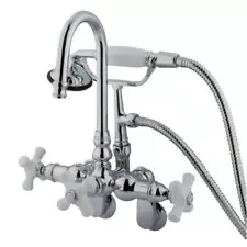 Vintage Clawfoot Tub Faucet with Hand Shower