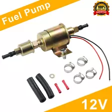 12V Universal Electric Fuel Pump Inline Low Pressure 5-9 PSI GAS Diesel E8012S (For: Isuzu)