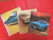 LOT 3---1970 PLYMOUTH "VALIANT DUSTER FURY +" Car Dealer Sales Brochures