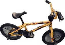 Vtg Hoffman Condor Bmx 2003 prodigy series Bike Yellow 18’Skidmarks Tires