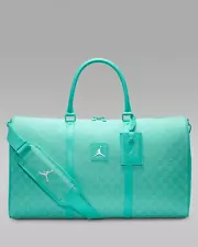 Nike Air Jordan Monogram Duffle Travel Or Gym Bag Emerald Rise LM0759-E8G 40L