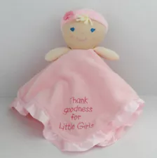 Kids Preferred Thank Goodness For Little Girls Pink Security Baby Lovey Blanket