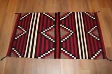 Navajo chief's blanket, 30" X 50" circa 1990, flawless, vivid colors