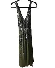 Vera Wang Green Pedal Gown Sz 6