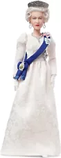 Barbie Signature Queen Elizabeth II Platinum Jubilee Doll Wearing Ivory Gown