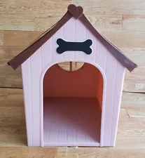 Our Generation Deluxe Pink Dog House for 18" Dolls Opening Roof