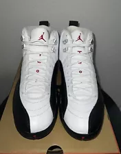 Men's Jordan 12 Retro "Taxi Flip" White/Gym Red-Black (CT8013 162)