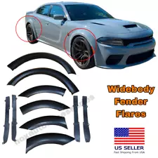 For Dodge Charger SRT WIDEBODY FENDER FLARES FULL SET 6 PCS FRONT AND REAR