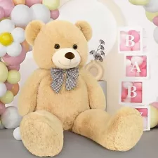 "Giant 78" (200 cm) Brown Teddy Bear - Soft Plush Toy, Perfect Gift!" Free ship