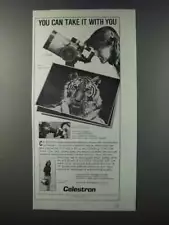 1981 Celestron C5 and C8 Telescopes Ad - Take It With