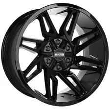 20 Inch Black Alloy Wheel Rim for GMC K1500, Ruffino Truck T25220 20x10 6Lug