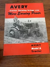 B.F. Avery Model A Tractor Brochure FCCA24