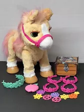 FurReal Cinnamon My Stylin Pony 14" Interactive Pet Toy with Accessories Horse