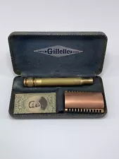 Vintage Gillette 160 Goodwill from 1931, Safety Razor, 3 Pieces, Made in USA