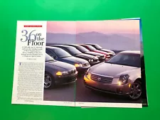 2002 BMW 330i 11 PAGE ROAD TEST PRINT ARTICLE AD ADVERTISEMENT PRINTED