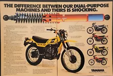 1978 2p Yamaha DT400 DT250 DT175 DT125 DT100 Motorcycle Print Ad