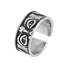 Fashion high-end design owl Opening ring for women Men's Punk jewelry Gift