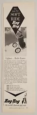 1961 Print Ad Bag Boy Soft Ride Golf Carts Rolls Easier Portland,Oregon