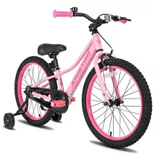 20 Inch Girls Bike with Training Wheels for 5-8 Years Old Children 20" Kids B...