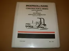 Ingersoll Rand DD-90 90HF Compactor Parts Manual , s/n 149027 - up