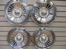 1957 FORD FAIRLANE RANCHERO Ranch Wagon WHEEL COVER Hubcaps OEM SET 57 (For: 1957 Ford Ranch Wagon)