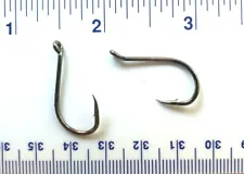 1000 GT 8299 2X strength Black Chrome Octopus Fish Hooks size 1/0 - bulk