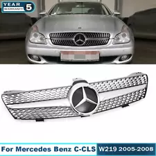 Front Upper Grille For Mercedes Benz W219 CLS350 CLS500 CLS550 Grill 2005-2008 (For: 2008 Mercedes-Benz CLS550)