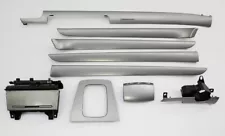 Interior Trim Set 02-08 Audi A4 S4 B6 B7 Door Panel & Dash Aluminum Silver -