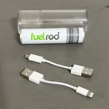 Fuel Rod Portable Charger Compatible With All Smart Phones & Tablets White