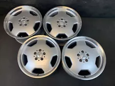 (4) Mercedes-Benz Replica E55 Staggered Wheels Rims + Caps 18" Hol.65239 / 65240