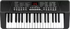 37-Key Piano Keyboard for Beginners - Rechargeable, Portable with Mic, Black