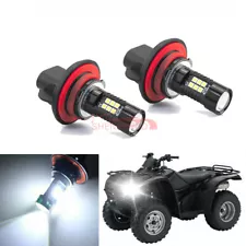 FOR HONDA RANCHER 350 400 HEADLIGHT LED LIGHT BULB SUPER WHITE HIGH POWER 1600LM (For: More than one vehicle)