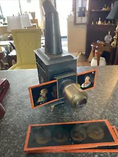 Ernst Planck Magic Oil Lantern Projector W/slides