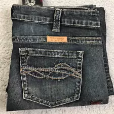 Cowgirl Tuff Jeans Womens 36 Long New Dont Fence Me In Dark Mid Rise Bootcut NWT