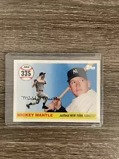 Mickey Mantle Topps HR #335 card