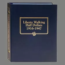 Whitman Classic - Liberty Walking Half Dollars 1916-1947 Empty #9125