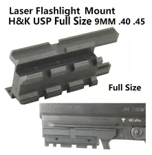 HK USP 9mm 40 45 Full Size Weave Rail Adapter For Laser Flashlight, Aluminum