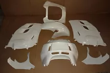 Honda CBR 1000 F Hurricane 1987-88 Front Fairing Panels Set Fiberglass