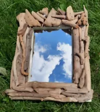 Driftwood Frame Mirror Handmade Great Lakes Beachy