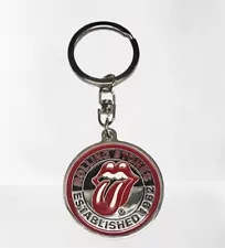 ROLLING STONES Officially Licensed Merchandise Keyring Established 1962 NEW