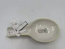 Shabby Chic Ceramic 4.5x10in Spring Floral Spoon Rest BB01B53009