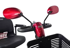 Rear View Mirror Pair For Most Pride Mobility Scooters RED