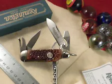 REMINGTON UMC R 3843 RANCH HAND KNIFE MINT IN ORIGINAL BOX BROWN DELRIN
