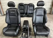 2006 PONTIAC GTO SEATS FRONT REAR BLACK