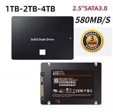 4TB 2TB 1TB SSD 2.5'' SATA III 560MB/s Internal Solid State Drive PC/MAC 870 EVO