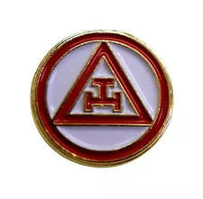 Masonic Royal Arch Triple Tau Style Lapel Pin LP74