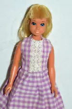 NICE! VINTAGE MATTEL BARBIE CIRCA 1970 MALIBU SKIPPER, KOREA ~ REDRESSED / READ!